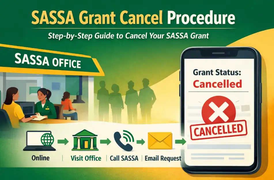 SASSA Grant Cancel